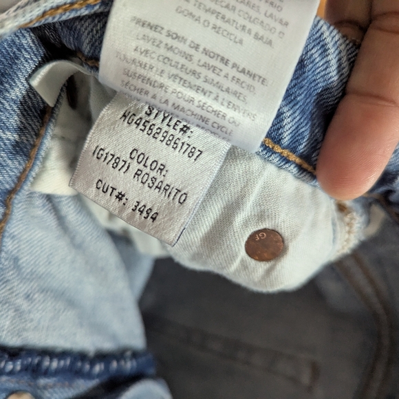 GRLFRND Courtney Low Rise Loose Boot Jeans in Rosarito Size 26 Retro Casual - Picture 7 of 10